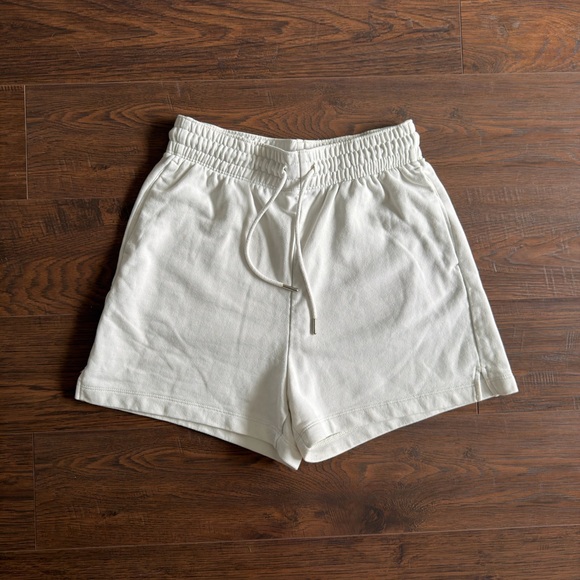 H&M Pants - H&M Light Gray Drawstring Shorts